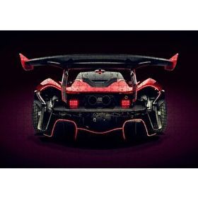 Cakapuzzle McLaren P1 GTR Arka Görünüş 120 Parça Ahşap Puzzle