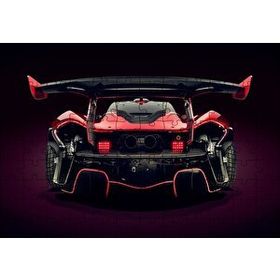 Cakapuzzle McLaren P1 GTR Arka Görünüş 120 Parça Ahşap Puzzle