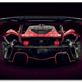 Cakapuzzle Mclaren P1 Gtr Arka Görünüş Mdf 1000 Parça Puzzle