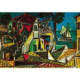 Cakapuzzle Mediterranean Landscape 1953 by Pablo Picasso 120 Parça Ahşap Puzzle