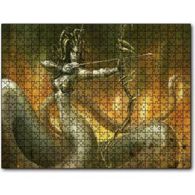 Cakapuzzle Medusa ve Oku Mdf 1000 Parça Puzzle