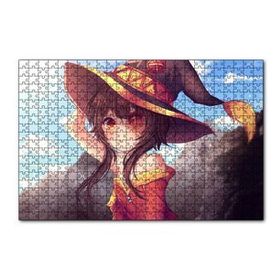 Cakapuzzle Megumin Konosuba 120 Parça Ahşap Puzzle