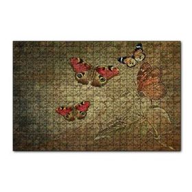 Cakapuzzle Mektup Satırları ve Kelebekler 120 Parça Ahşap Puzzle