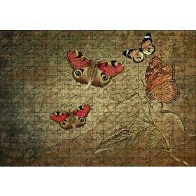 Cakapuzzle Mektup Satırları ve Kelebekler 120 Parça Ahşap Puzzle