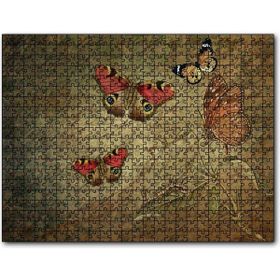 Cakapuzzle Mektup Satırları ve Kelebekler 255 Parça Puzzle