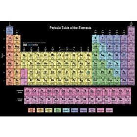 Cakapuzzle Mendeleev Kimya Periyodik Tablo Siyah Zemin 120 Parça Ahşap Puzzle