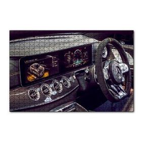 Cakapuzzle Mercedes AMG GT 63 S 4 Matic Kokpit 120 Parça Ahşap Puzzle