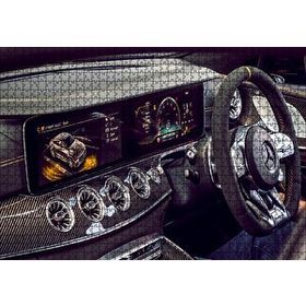 Cakapuzzle Mercedes AMG GT 63 S 4 Matic Kokpit 120 Parça Ahşap Puzzle