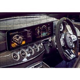 Cakapuzzle Mercedes AMG GT 63 S 4 Matic Kokpit 120 Parça Ahşap Puzzle