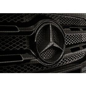 Cakapuzzle Mercedes Benz Logo Karanlık Mod Mdf 1000 Parça Puzzle