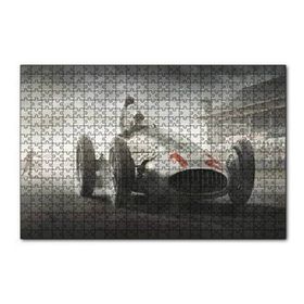 Cakapuzzle Mercedes Gümüş Ok Görseli 120 Parça Ahşap Puzzle