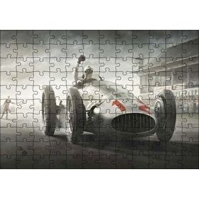 Cakapuzzle Mercedes Gümüş Ok Görseli 120 Parça Ahşap Puzzle