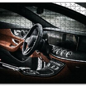 Cakapuzzle Mercedes Kokpit Deri Döşemeler Detay Mdf 500 Parça Puzzle