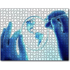 Cakapuzzle Mercekteki Harita Ahşap 1000 Parça Puzzle