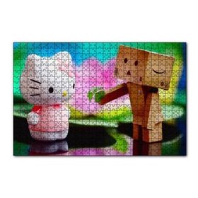 Cakapuzzle Merhaba Kedicik Yonca Görseli 120 Parça Ahşap Puzzle