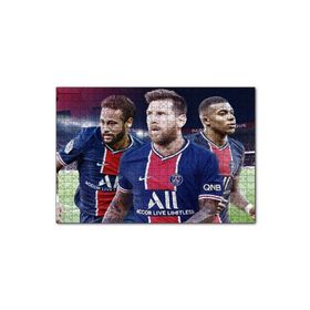 Cakapuzzle Messi Neymar Mbappe Artık Biarada Mdf 120 Parça Puzzle
