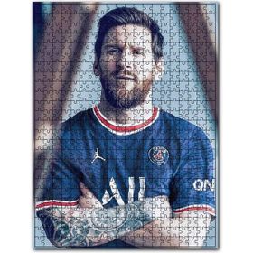 Cakapuzzle Messi Psg Forma Afiş Ahşap 255 Parça Puzzle