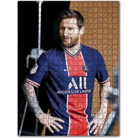 Cakapuzzle Messi Psg Forması İle Ahşap 255 Parça Puzzle
