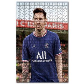 Cakapuzzle Messi Psg Sahada Ahşap 500 Parça Puzzle