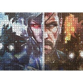 Cakapuzzle Metal Gear İki Karakter Bir Arada 120 Parça Ahşap Puzzle