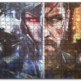 Cakapuzzle Metal Gear İki Karakter Bir Arada Mdf 120 Parça Puzzle
