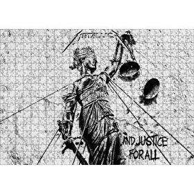 Cakapuzzle Metallica And Justice For All Albüm Kapağı Mdf 500 Parça Puzzle