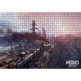 Cakapuzzle Metro Exodus Buharlı Tren ve Harabe Şehir 120 Parça Ahşap Puzzle