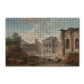 Cakapuzzle Meudon Şatosu'nun Yıklışı 120 Parça Puzzle
