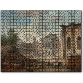 Cakapuzzle Meudon Şatosu'nun Yıklışı 500 Parça Puzzle