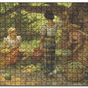 Cakapuzzle Meyve Toplayan Çiftçi Kızlar Mdf 255 Parça Puzzle