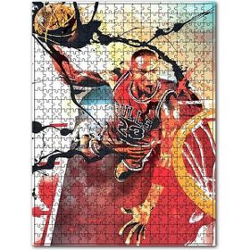 Cakapuzzle Michael Jordan Art Afiş 1000 Parça Puzzle