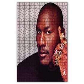 Cakapuzzle Michael Jordan ve Yüzükleri Ahşap 1000 Parça Puzzle