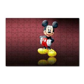 Cakapuzzle Mickey Mouse Çizgi Film Duvar 120 Parça Ahşap Puzzle