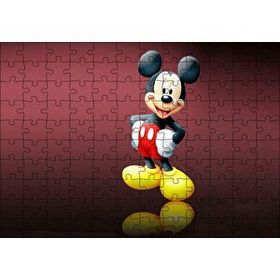 Cakapuzzle Mickey Mouse Çizgi Film Duvar 120 Parça Puzzle