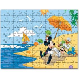 Cakapuzzle Mickey Mouse Donald Duck İle Yaz Maceraları Mdf 255 Parça Puzzle