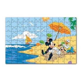 Cakapuzzle Mickey Mouse Donald Duck ile Yaz Maceraları Yapboz MDF Puzzle