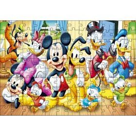 Cakapuzzle Mickey Mouse ve Arkadaşlar 120 Parça Puzzle