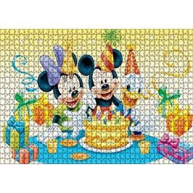 Cakapuzzle Mickey Mouse ve Arkadaşları Doğum Günü 1000 Parça Puzzle