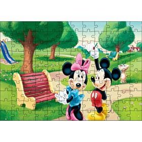 Cakapuzzle Mickey Mouse ve Minnie Mouse Parkta 120 Parça Puzzle