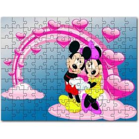 Cakapuzzle Mickey ve Minnie Mouse Fotoğraf Aşk 1000 Parça Puzzle
