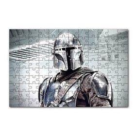 Cakapuzzle Miğferli ve Zırhlı Savaşçı Yakın Plan 120 Parça Ahşap Puzzle