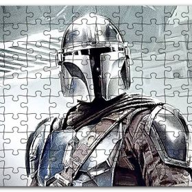 Cakapuzzle Miğferli ve Zırhlı Savaşçı Yakın Plan Mdf 500 Parça Puzzle