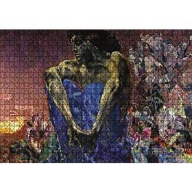 Cakapuzzle Mikhail Vrubel İblis Oturmuş 120 Parça Ahşap Puzzle