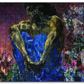 Cakapuzzle Mikhail Vrubel İblis Oturmuş Mdf 120 Parça Puzzle