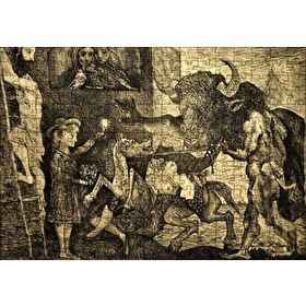 Cakapuzzle Minotauromachy 1935 By Pablo Picasso 255 Parça Mdf Puzzle