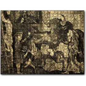 Cakapuzzle Minotauromachy 1935 By Pablo Picasso Mdf 500 Parça Puzzle