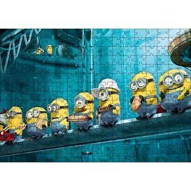 Cakapuzzle Minyonlar Animasyon Filmi 120 Parça Ahşap Puzzle