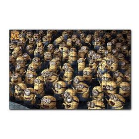 Cakapuzzle Minyonlar Bir Arada Guruyu Dinliyor 120 Parça Ahşap Puzzle