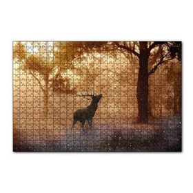 Cakapuzzle Mistik Orman Güneş Işıkları ve Geyik 255 Parça Puzzle