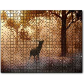 Cakapuzzle Mistik Orman Güneş Işıkları ve Geyik 255 Parça Puzzle